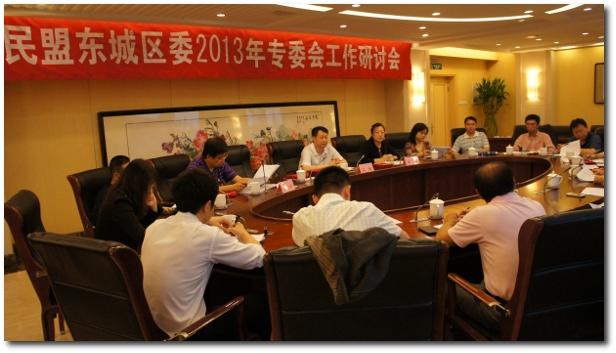 民盟东城区委召开2013年专委会工作研讨会